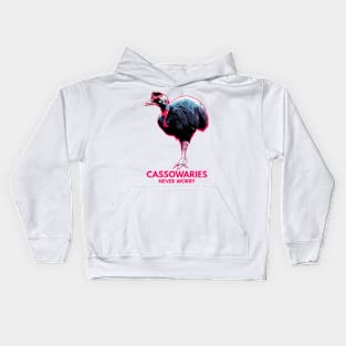 Be A Cassowary Because Kids Hoodie